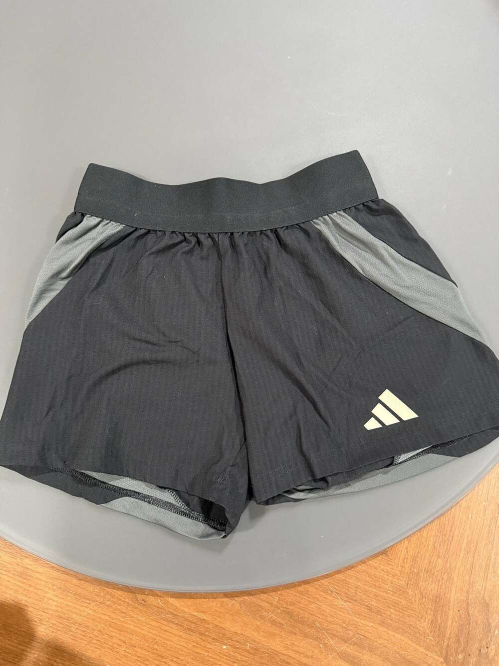 Adidas Aeroready Running Shorts Size S Black Grey Athletic